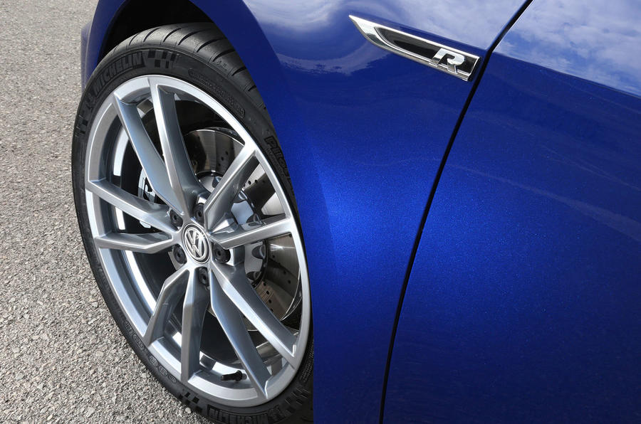 Volkswagen alloy wheel and tire