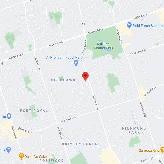 Map of nearby automotive dealers